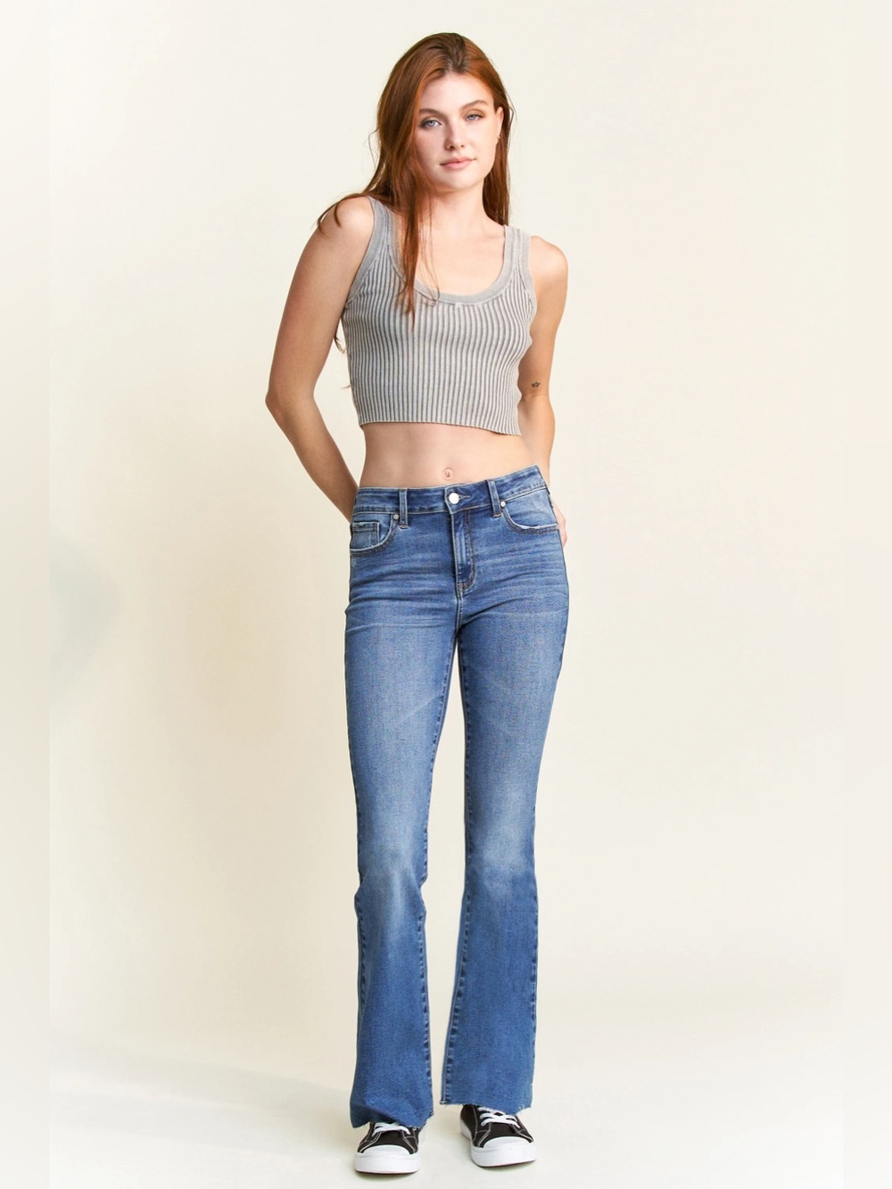 ENJEAN 0/24 High Rise Bootcut Jeans